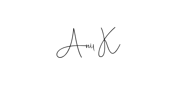 How to Draw Anil K signature style? Andilay-7BmLP is a latest design signature styles for name Anil K. Anil K signature style 4 images and pictures png