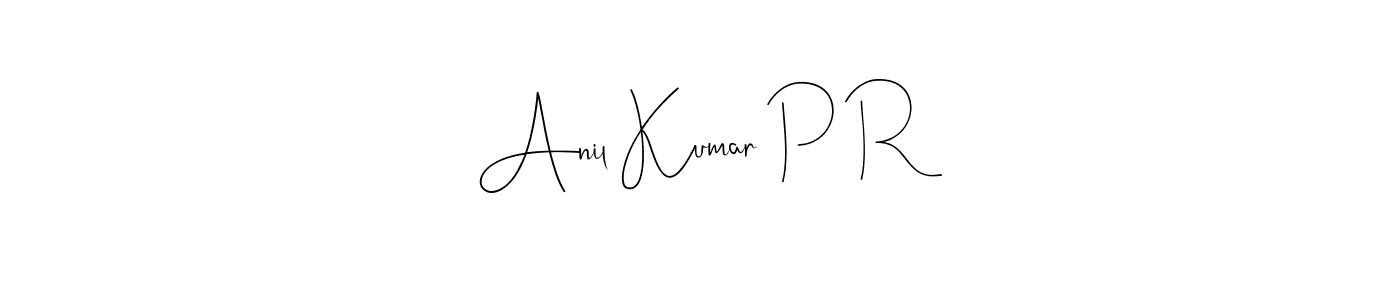 It looks lik you need a new signature style for name Anil Kumar P R. Design unique handwritten (Andilay-7BmLP) signature with our free signature maker in just a few clicks. Anil Kumar P R signature style 4 images and pictures png
