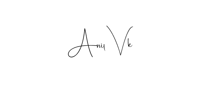 Here are the top 10 professional signature styles for the name Anil Vk. These are the best autograph styles you can use for your name. Anil Vk signature style 4 images and pictures png