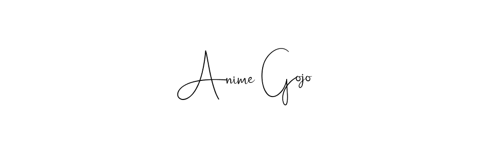 How to make Anime Gojo name signature. Use Andilay-7BmLP style for creating short signs online. This is the latest handwritten sign. Anime Gojo signature style 4 images and pictures png