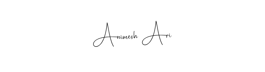 You should practise on your own different ways (Andilay-7BmLP) to write your name (Animesh Ari) in signature. don't let someone else do it for you. Animesh Ari signature style 4 images and pictures png