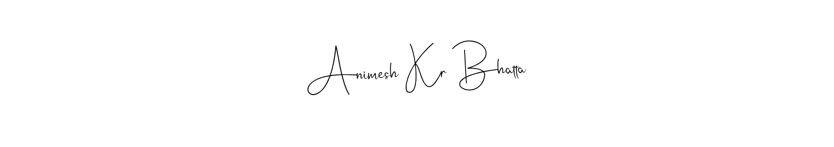 Once you've used our free online signature maker to create your best signature Andilay-7BmLP style, it's time to enjoy all of the benefits that Animesh Kr Bhatta name signing documents. Animesh Kr Bhatta signature style 4 images and pictures png