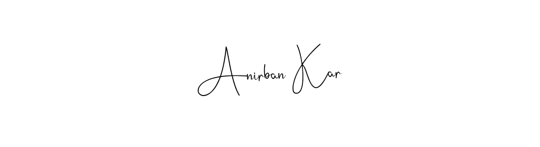 Use a signature maker to create a handwritten signature online. With this signature software, you can design (Andilay-7BmLP) your own signature for name Anirban Kar. Anirban Kar signature style 4 images and pictures png