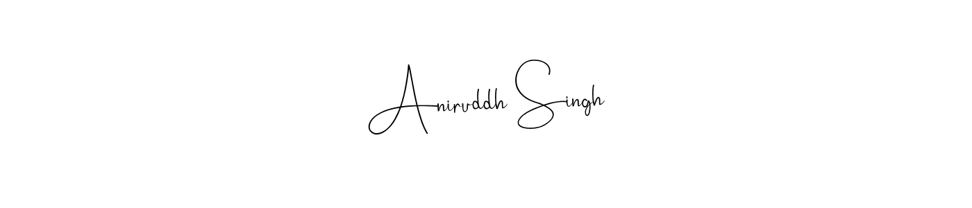 It looks lik you need a new signature style for name Aniruddh Singh. Design unique handwritten (Andilay-7BmLP) signature with our free signature maker in just a few clicks. Aniruddh Singh signature style 4 images and pictures png