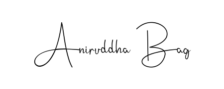 A timeless handwritten aesthetic for Aniruddha Bag. The Andilay-7BmLP font gives your signature a handcrafted feel with natural curves. Aniruddha Bag signature style 4 images and pictures png