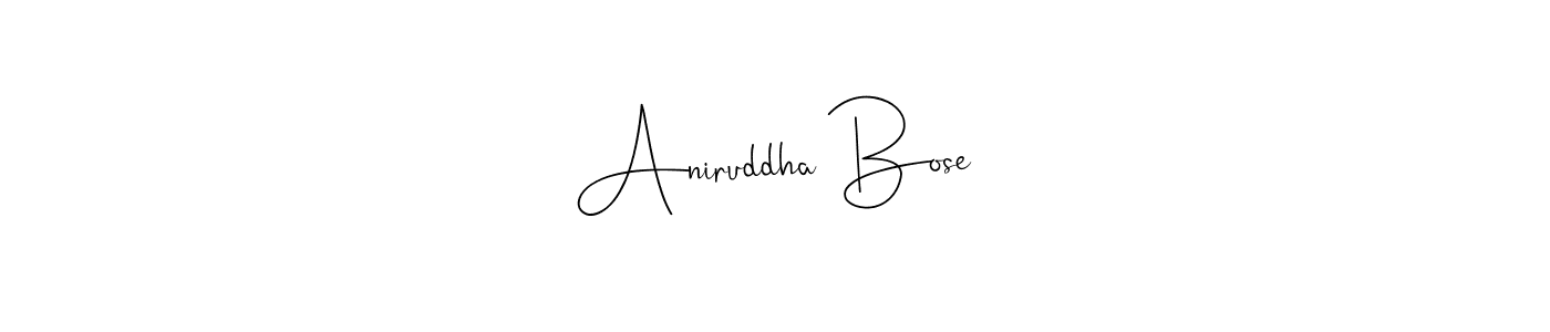 The best way (Andilay-7BmLP) to make a short signature is to pick only two or three words in your name. The name Aniruddha Bose include a total of six letters. For converting this name. Aniruddha Bose signature style 4 images and pictures png