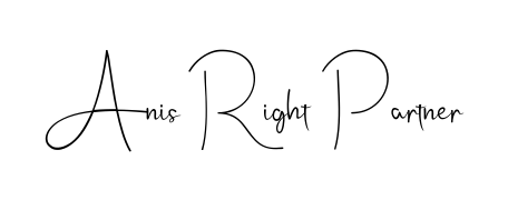 This is the best signature style for the Anis Right Partner name. Also you like these signature font (Andilay-7BmLP). Mix name signature. Anis Right Partner signature style 4 images and pictures png