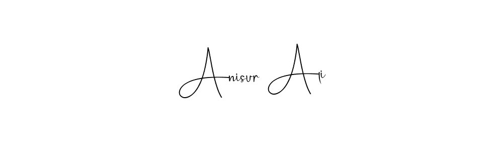 Make a beautiful signature design for name Anisur Ali. Use this online signature maker to create a handwritten signature for free. Anisur Ali signature style 4 images and pictures png