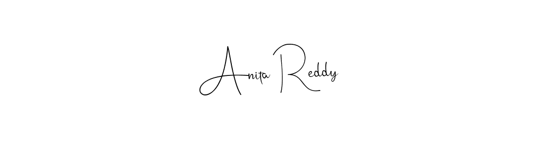 Andilay-7BmLP is a professional signature style that is perfect for those who want to add a touch of class to their signature. It is also a great choice for those who want to make their signature more unique. Get Anita Reddy name to fancy signature for free. Anita Reddy signature style 4 images and pictures png