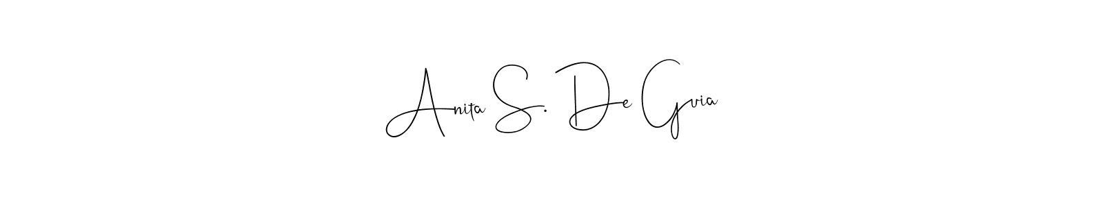Once you've used our free online signature maker to create your best signature Andilay-7BmLP style, it's time to enjoy all of the benefits that Anita S. De Guia name signing documents. Anita S. De Guia signature style 4 images and pictures png