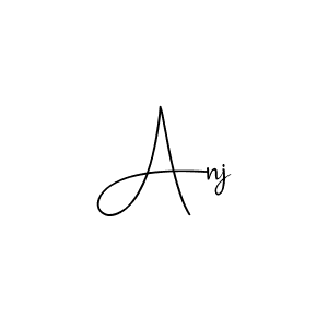 Create a beautiful signature design for name Anj. With this signature (Andilay-7BmLP) fonts, you can make a handwritten signature for free. Anj signature style 4 images and pictures png