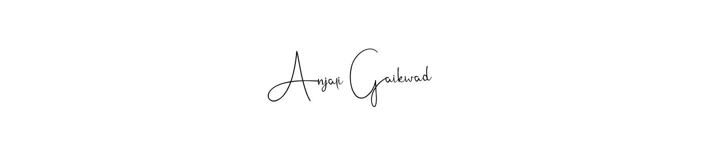 Design your own signature with our free online signature maker. With this signature software, you can create a handwritten (Andilay-7BmLP) signature for name Anjali Gaikwad. Anjali Gaikwad signature style 4 images and pictures png