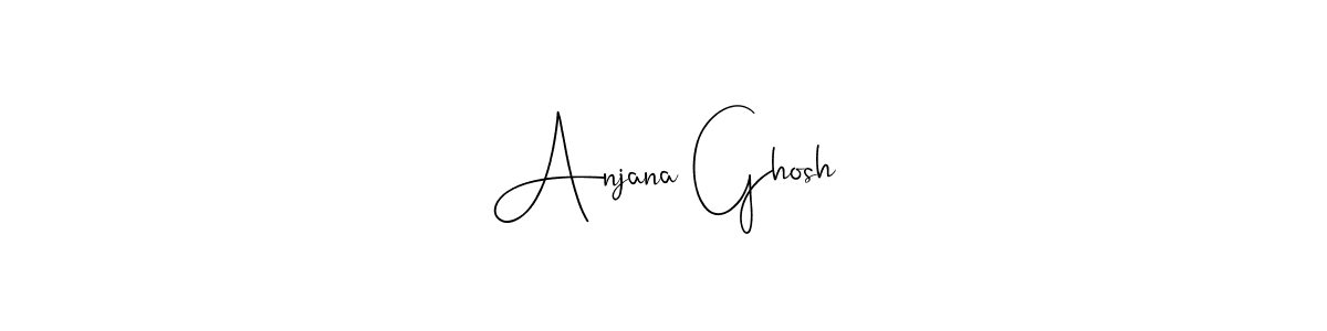 Create a beautiful signature design for name Anjana Ghosh. With this signature (Andilay-7BmLP) fonts, you can make a handwritten signature for free. Anjana Ghosh signature style 4 images and pictures png