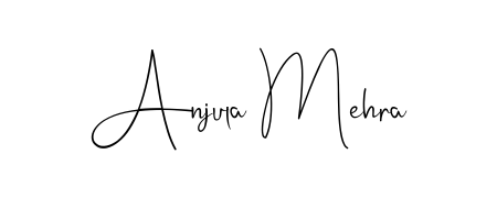 Use a signature maker to create a handwritten signature online. With this signature software, you can design (Andilay-7BmLP) your own signature for name Anjula Mehra. Anjula Mehra signature style 4 images and pictures png