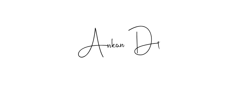 Make a beautiful signature design for name Ankan Dt. With this signature (Andilay-7BmLP) style, you can create a handwritten signature for free. Ankan Dt signature style 4 images and pictures png