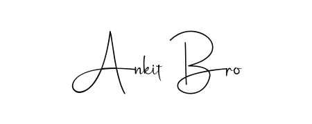 Designed for modern professionals: Ankit Bro name signature crafted with Andilay-7BmLP script. Ready for digital PDF workflows. Ankit Bro signature style 4 images and pictures png
