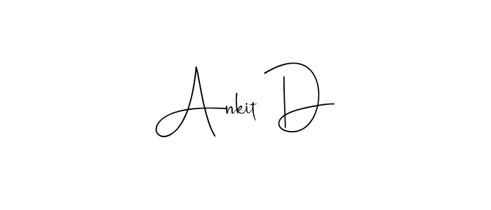 Make a beautiful signature design for name Ankit D. With this signature (Andilay-7BmLP) style, you can create a handwritten signature for free. Ankit D signature style 4 images and pictures png