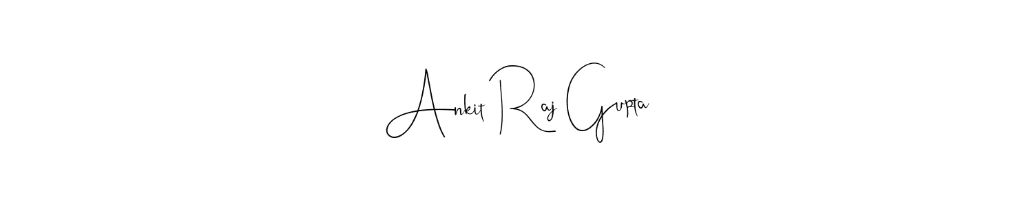 Use a signature maker to create a handwritten signature online. With this signature software, you can design (Andilay-7BmLP) your own signature for name Ankit Raj Gupta. Ankit Raj Gupta signature style 4 images and pictures png