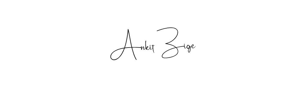 Andilay-7BmLP is a professional signature style that is perfect for those who want to add a touch of class to their signature. It is also a great choice for those who want to make their signature more unique. Get Ankit Zige name to fancy signature for free. Ankit Zige signature style 4 images and pictures png