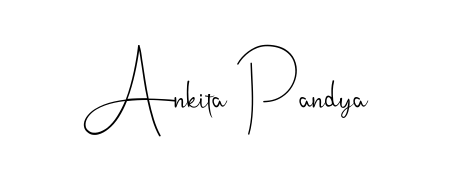 How to make Ankita Pandya name signature. Use Andilay-7BmLP style for creating short signs online. This is the latest handwritten sign. Ankita Pandya signature style 4 images and pictures png