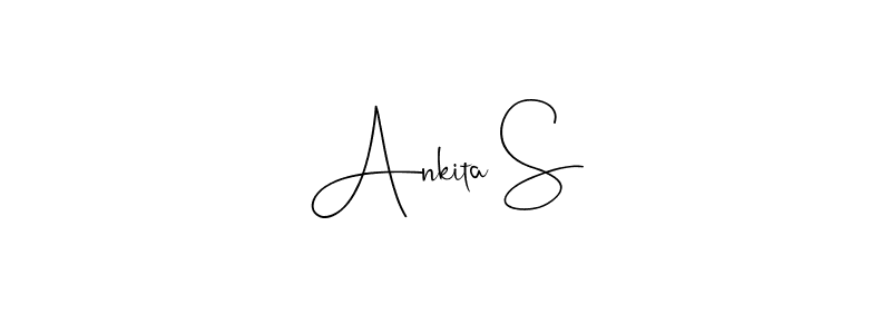 Similarly Andilay-7BmLP is the best handwritten signature design. Signature creator online .You can use it as an online autograph creator for name Ankita S. Ankita S signature style 4 images and pictures png