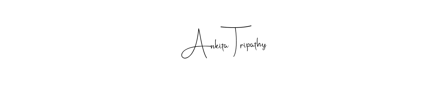 Also we have Ankita Tripathy name is the best signature style. Create professional handwritten signature collection using Andilay-7BmLP autograph style. Ankita Tripathy signature style 4 images and pictures png