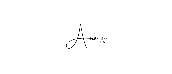Use a signature maker to create a handwritten signature online. With this signature software, you can design (Andilay-7BmLP) your own signature for name Ankitaj. Ankitaj signature style 4 images and pictures png