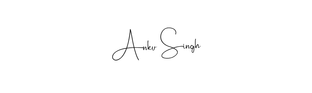 Design your own signature with our free online signature maker. With this signature software, you can create a handwritten (Andilay-7BmLP) signature for name Anku Singh. Anku Singh signature style 4 images and pictures png