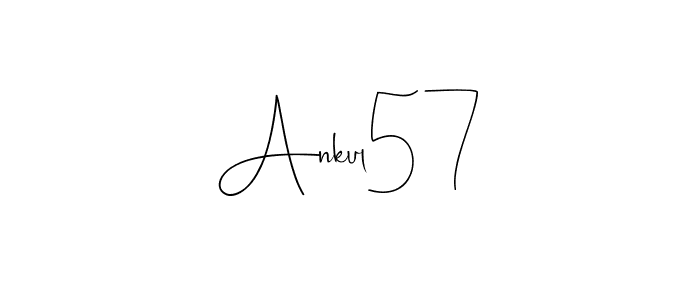 Design your own signature with our free online signature maker. With this signature software, you can create a handwritten (Andilay-7BmLP) signature for name Ankul57. Ankul57 signature style 4 images and pictures png