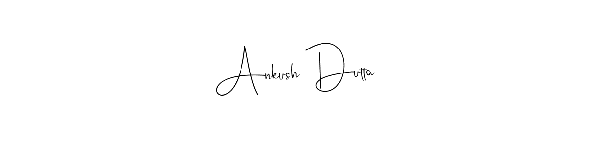 The best way (Andilay-7BmLP) to make a short signature is to pick only two or three words in your name. The name Ankush Dutta include a total of six letters. For converting this name. Ankush Dutta signature style 4 images and pictures png