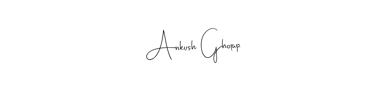 Similarly Andilay-7BmLP is the best handwritten signature design. Signature creator online .You can use it as an online autograph creator for name Ankush Gholap. Ankush Gholap signature style 4 images and pictures png