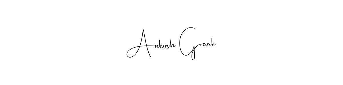 Make a beautiful signature design for name Ankush Graak. With this signature (Andilay-7BmLP) style, you can create a handwritten signature for free. Ankush Graak signature style 4 images and pictures png