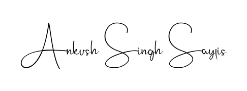 Get an exclusive digital autograph for Ankush Singh Saylis. The Andilay-7BmLP typeface captures the charm of real penmanship on paper. Ankush Singh Saylis signature style 4 images and pictures png
