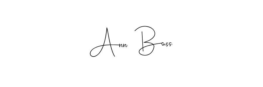How to make Ann  Bass name signature. Use Andilay-7BmLP style for creating short signs online. This is the latest handwritten sign. Ann  Bass signature style 4 images and pictures png