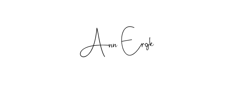 It looks lik you need a new signature style for name Ann Ergk. Design unique handwritten (Andilay-7BmLP) signature with our free signature maker in just a few clicks. Ann Ergk signature style 4 images and pictures png