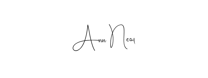 Make a beautiful signature design for name Ann Neal. Use this online signature maker to create a handwritten signature for free. Ann Neal signature style 4 images and pictures png