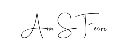 Best and Professional Signature Style for Ann S Fears. Andilay-7BmLP Best Signature Style Collection. Ann S Fears signature style 4 images and pictures png