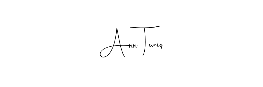 Andilay-7BmLP is a professional signature style that is perfect for those who want to add a touch of class to their signature. It is also a great choice for those who want to make their signature more unique. Get Ann Tariq name to fancy signature for free. Ann Tariq signature style 4 images and pictures png