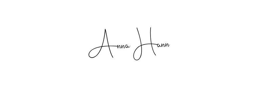 The best way (Andilay-7BmLP) to make a short signature is to pick only two or three words in your name. The name Anna Hann include a total of six letters. For converting this name. Anna Hann signature style 4 images and pictures png