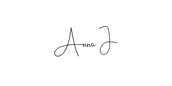 Use a signature maker to create a handwritten signature online. With this signature software, you can design (Andilay-7BmLP) your own signature for name Anna J. Anna J signature style 4 images and pictures png