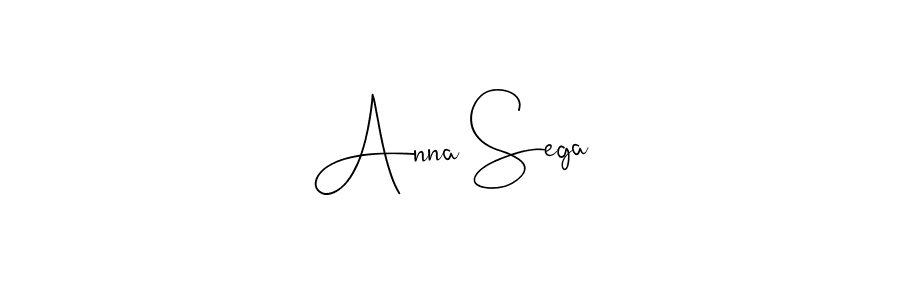 Anna Sega stylish signature style. Best Handwritten Sign (Andilay-7BmLP) for my name. Handwritten Signature Collection Ideas for my name Anna Sega. Anna Sega signature style 4 images and pictures png