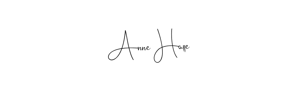 Anne Halle stylish signature style. Best Handwritten Sign (Andilay-7BmLP) for my name. Handwritten Signature Collection Ideas for my name Anne Halle. Anne Halle signature style 4 images and pictures png