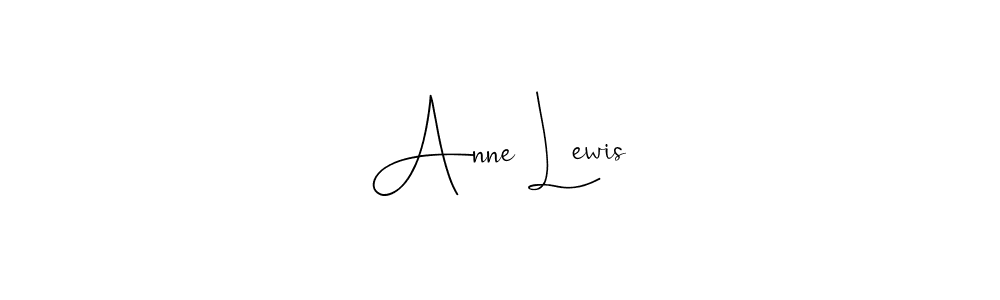 Design your own signature with our free online signature maker. With this signature software, you can create a handwritten (Andilay-7BmLP) signature for name Anne Lewis. Anne Lewis signature style 4 images and pictures png