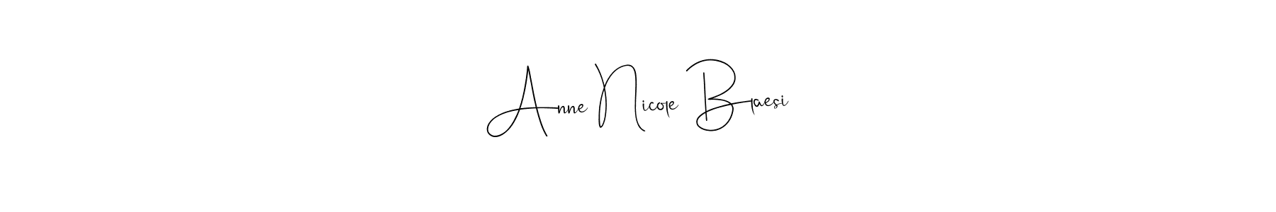 It looks lik you need a new signature style for name Anne Nicole Blaesi. Design unique handwritten (Andilay-7BmLP) signature with our free signature maker in just a few clicks. Anne Nicole Blaesi signature style 4 images and pictures png