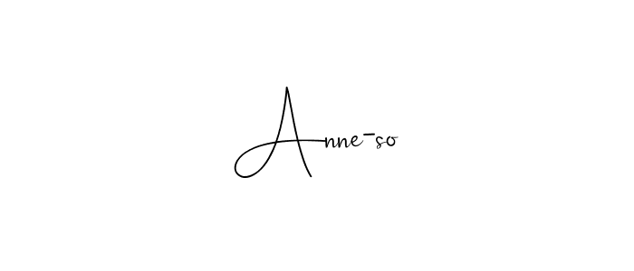Design your own signature with our free online signature maker. With this signature software, you can create a handwritten (Andilay-7BmLP) signature for name Anne-so. Anne-so signature style 4 images and pictures png