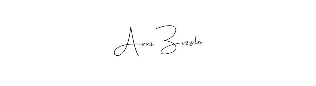 Make a beautiful signature design for name Anni Zvezda. With this signature (Andilay-7BmLP) style, you can create a handwritten signature for free. Anni Zvezda signature style 4 images and pictures png