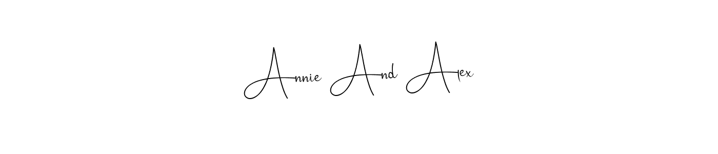 Once you've used our free online signature maker to create your best signature Andilay-7BmLP style, it's time to enjoy all of the benefits that Annie And Alex name signing documents. Annie And Alex signature style 4 images and pictures png