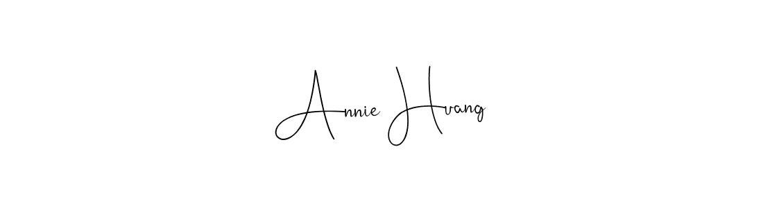 Design your own signature with our free online signature maker. With this signature software, you can create a handwritten (Andilay-7BmLP) signature for name Annie Huang. Annie Huang signature style 4 images and pictures png