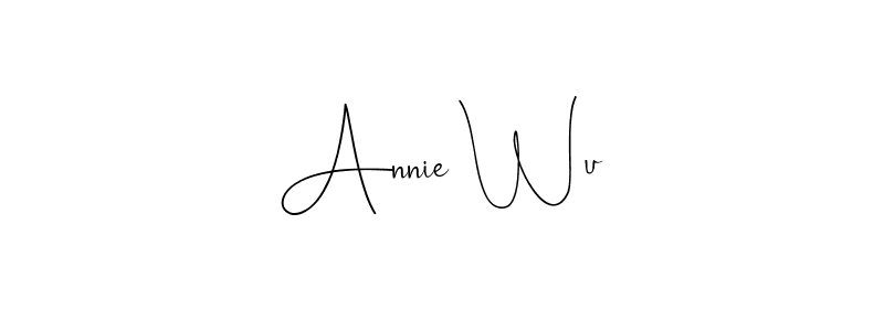 Also we have Annie Wu name is the best signature style. Create professional handwritten signature collection using Andilay-7BmLP autograph style. Annie Wu signature style 4 images and pictures png