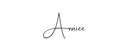 Personalize your online presence with Anniee signature rendered in elegant Andilay-7BmLP font. Great for website footers and blogs. Anniee signature style 4 images and pictures png